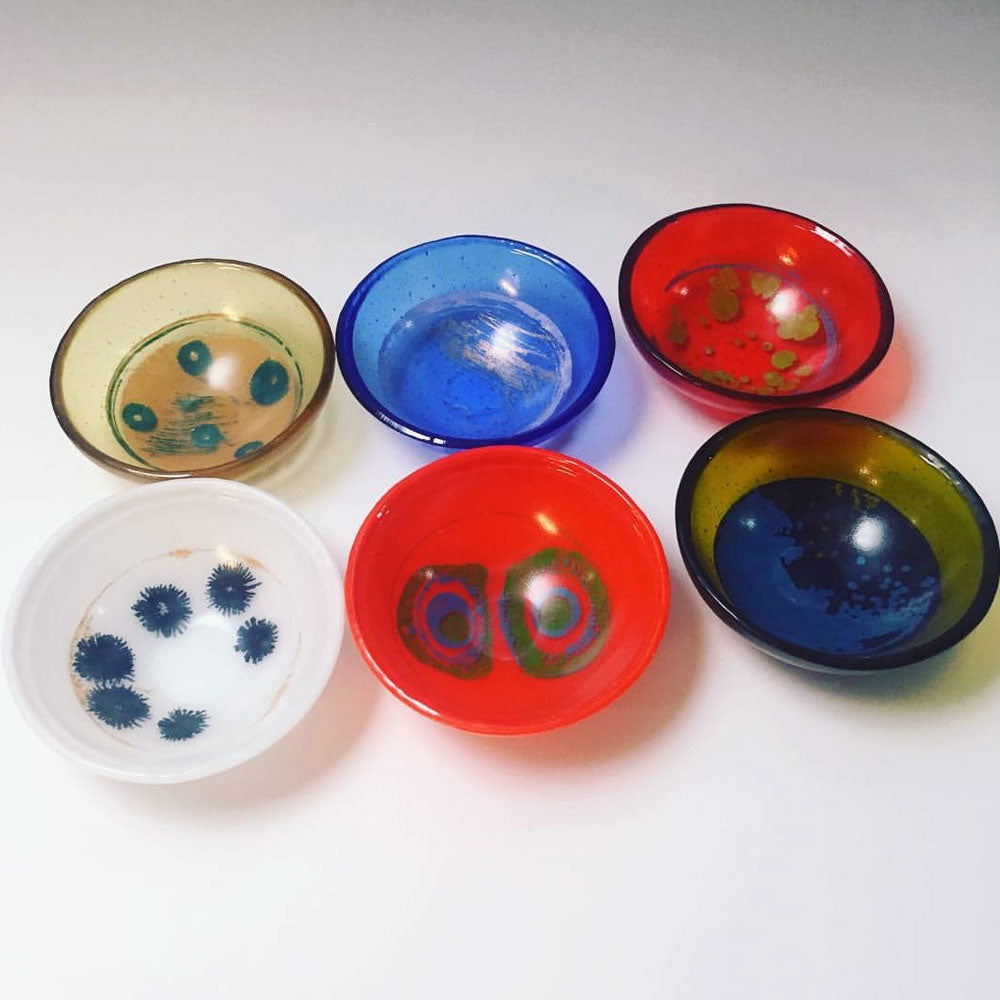 Custom Fused Glass 5" Small Bowl