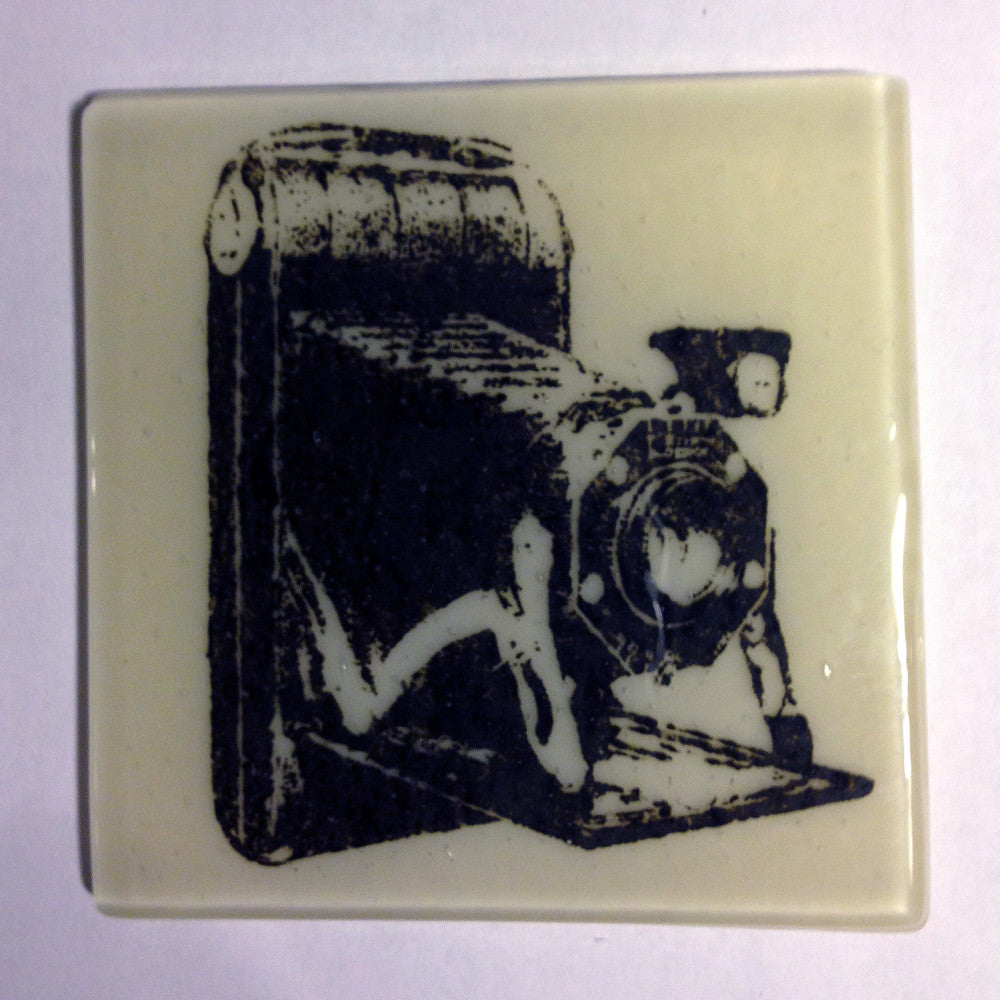 Custom Fused Glass 4" Coaster 2-pack (same design)