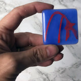 Chicago Calder Fused Glass Magnet
