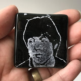 Paul McCartney Fused Glass 1.75" Magnet