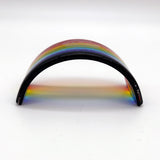 Clouds Rainbow Fused Glass Bridge - Mini
