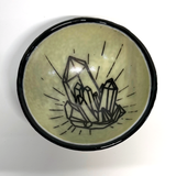 Crystals Fused Glass 5" Small Bowl