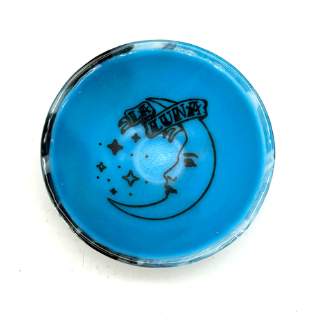 Luna Loteria Fused Glass 5" Small Bowl
