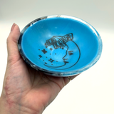 Luna Loteria Fused Glass 5" Small Bowl