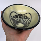 Ouija Planchette Fused Glass 5" Small Bowl