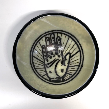 Palmistry Fused Glass 5" Small Bowl
