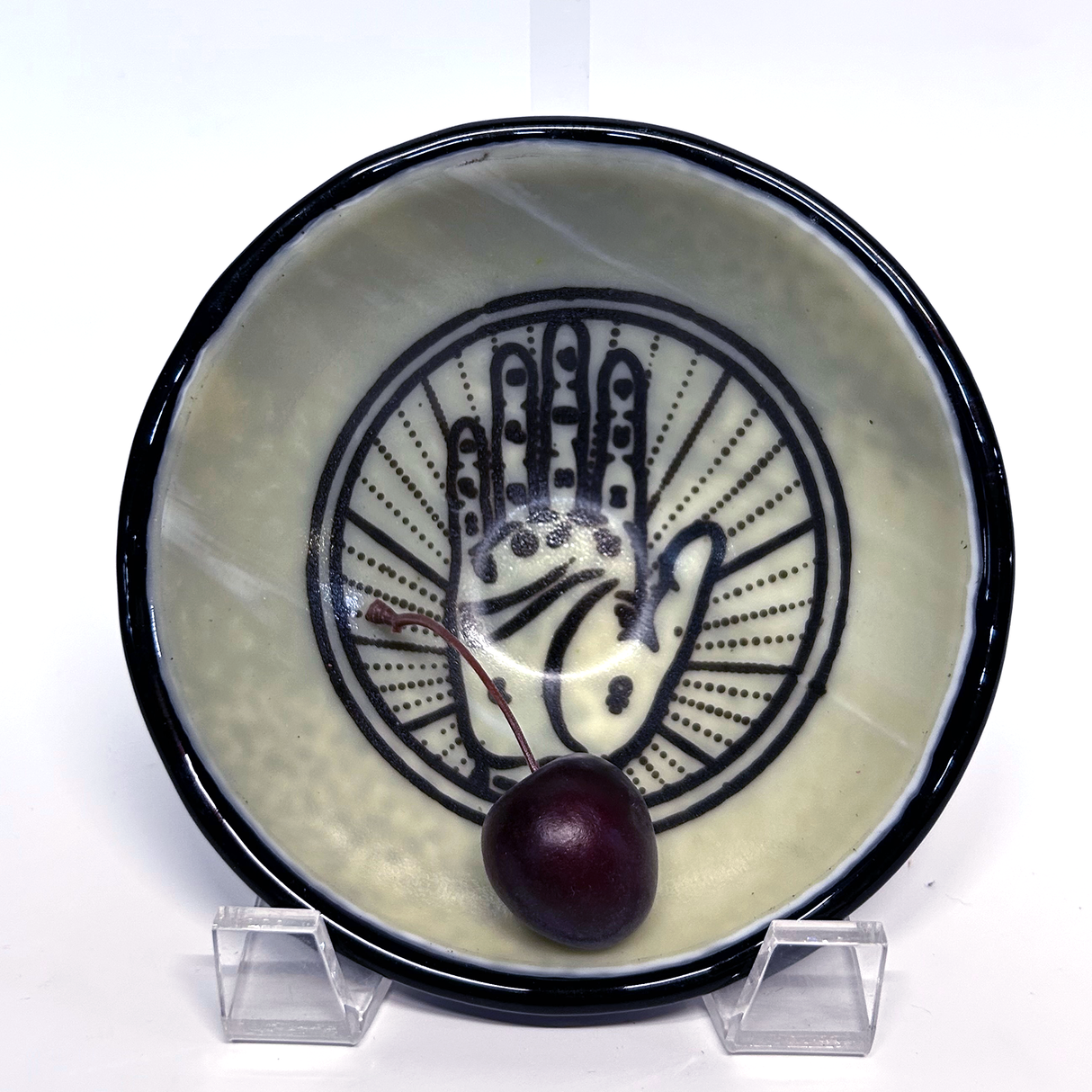 Palmistry Fused Glass 5" Small Bowl