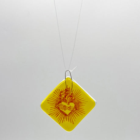 Sacred Heart Single Sun Catcher