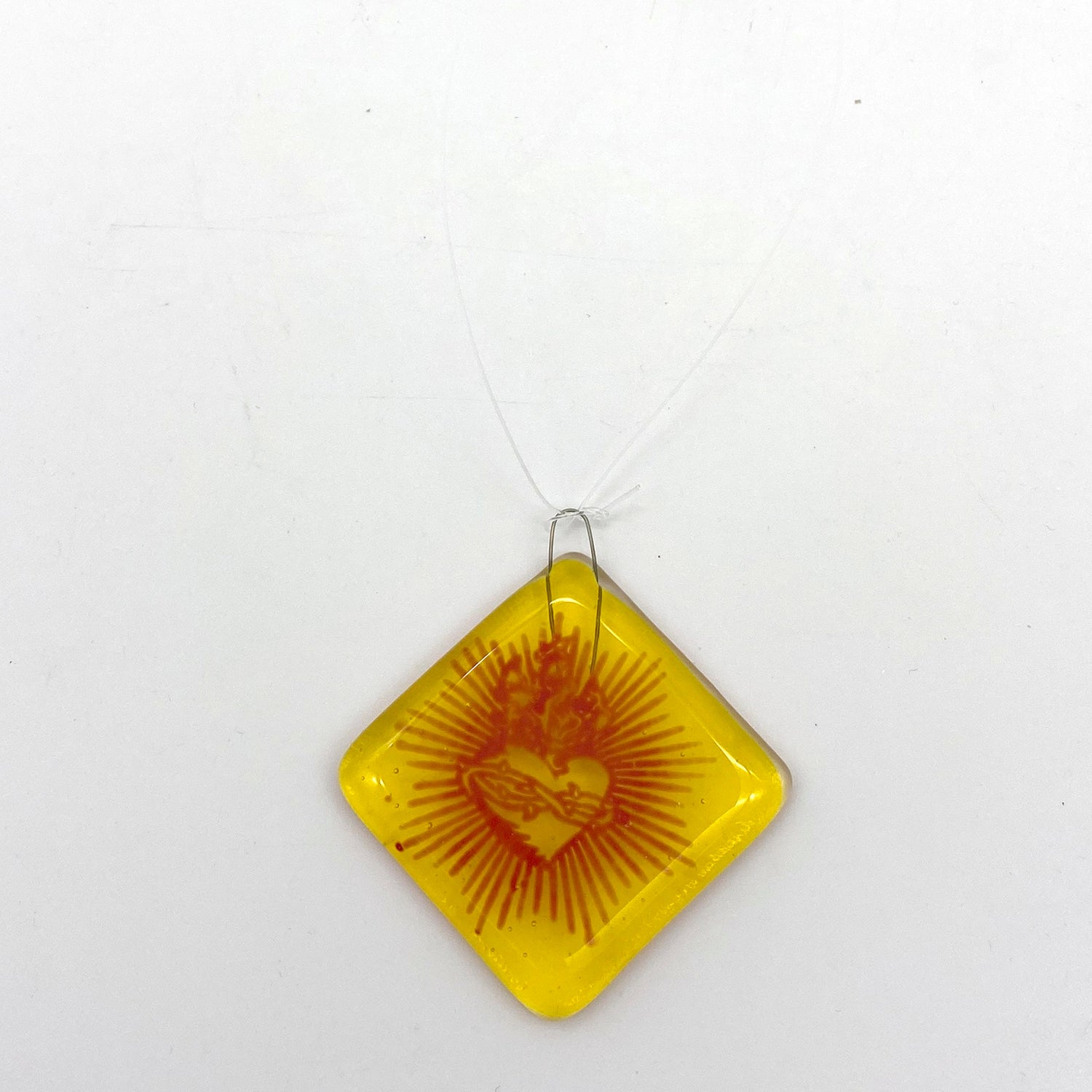 Sacred Heart Single Sun Catcher