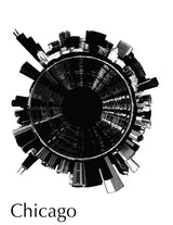 Custom Large City Skyline Bowl Made to Order