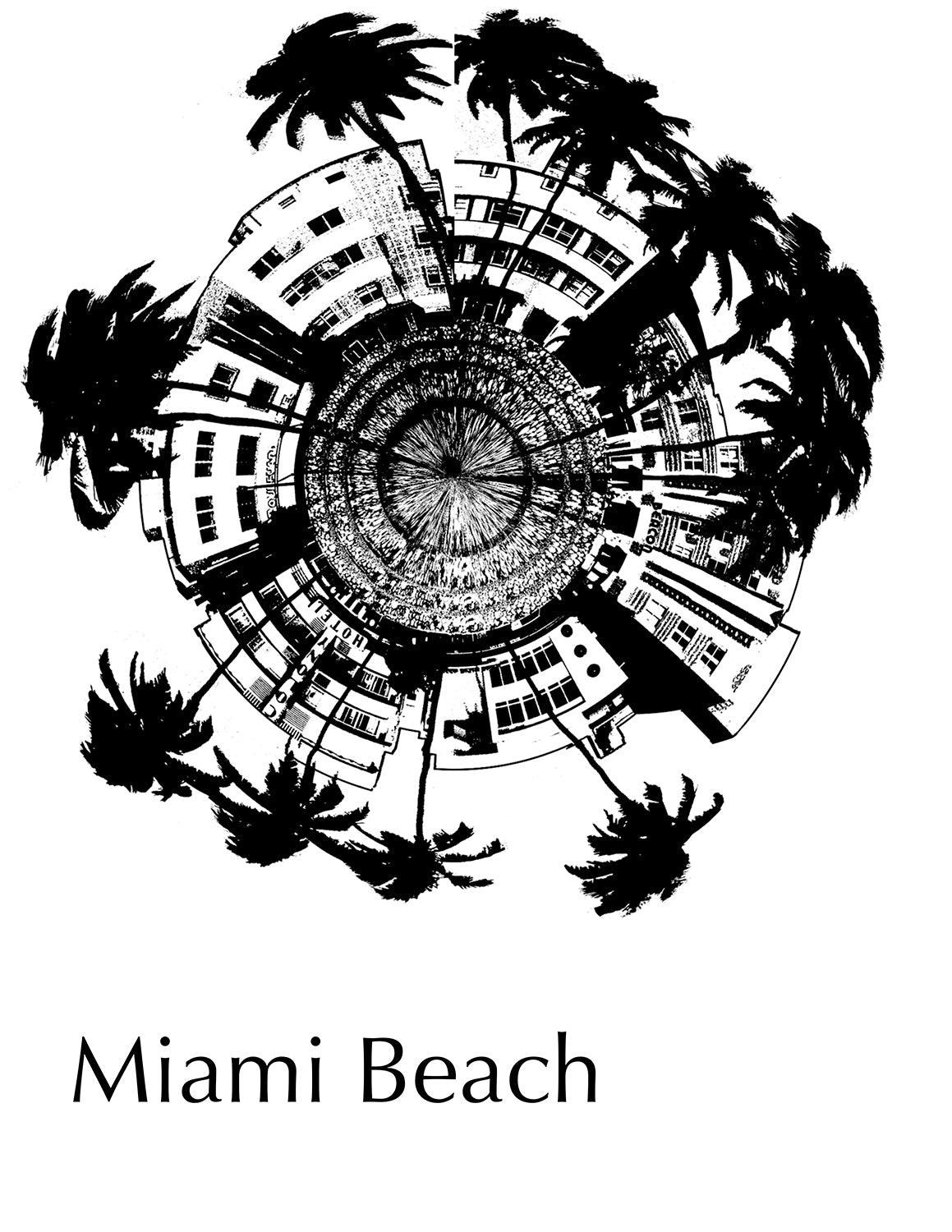 Custom Large City Skyline Bowl Made to Order